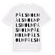 Pålsholm ordlek t-shirt