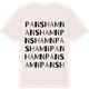 Vintage White t-shirt med Panshamn ordlek t-shirt