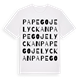 Papegojelyckan ordlek t-shirt