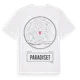 White t-shirt med Paradiset t-shirt