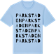 Blue Soul t-shirt med Parkstaden ordlek t-shirt