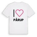 Jag älskar Pårup t-shirt stort tryck