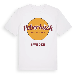 Peberbäck cirkel t-shirt – ekologisk bomull t-shirt från Pinshirt