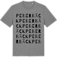Mid Heather Gray t-shirt med Peberbäck ordlek t-shirt