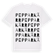 White t-shirt med Pepparkärr ordlek t-shirt