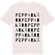 Vintage White t-shirt med Pepparkärr ordlek t-shirt