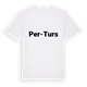 Per-Turs fetstil t-shirt