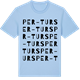 Blue Soul t-shirt med Per-Turs ordlek t-shirt