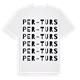 Per-Turs ordlek t-shirt
