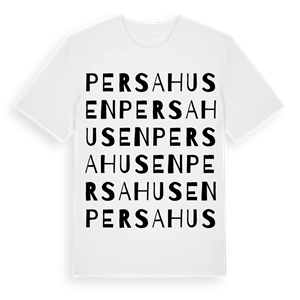 Persahusen ordlek t-shirt – ekologisk bomull t-shirt från Pinshirt