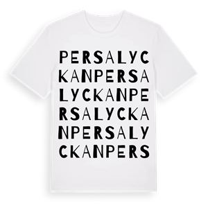 Persalyckan ordlek t-shirt – ekologisk bomull t-shirt från Pinshirt