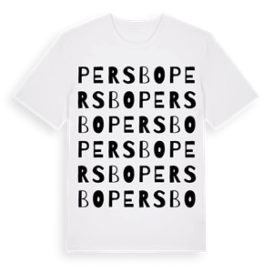 Persbo ordlek t-shirt – ekologisk bomull t-shirt från Pinshirt