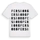 Persborg ordlek t-shirt