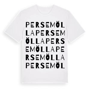 Persemölla ordlek t-shirt – ekologisk bomull t-shirt från Pinshirt