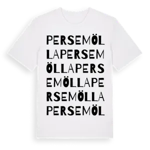 Persemölla ordlek t-shirt – ekologisk bomull t-shirt från Pinshirt