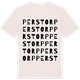 Vintage White t-shirt med Perstorp ordlek t-shirt