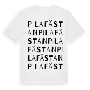 Pilafästan ordlek t-shirt – ekologisk bomull t-shirt från Pinshirt