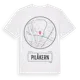 White t-shirt med Pilåkern t-shirt