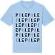 Blue Soul t-shirt med Pile ordlek t-shirt
