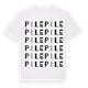 Pile ordlek t-shirt