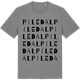 Mid Heather Gray t-shirt med Piledal ordlek t-shirt