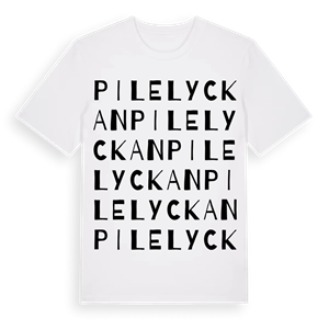 Pilelyckan ordlek t-shirt – ekologisk bomull t-shirt från Pinshirt