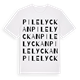 Pilelyckan ordlek t-shirt