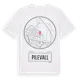 White t-shirt med Pilevall t-shirt