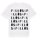 Pillösa ordlek t-shirt