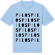 Blue Soul t-shirt med Pilos ordlek t-shirt