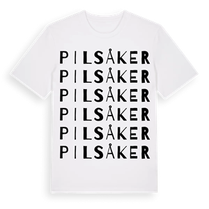 Pilsåker ordlek t-shirt – ekologisk bomull t-shirt från Pinshirt