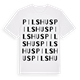 Pilshus ordlek t-shirt
