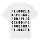 Plaggeboda ordlek t-shirt