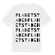 Planetstaden ordlek t-shirt