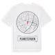 White t-shirt med Planetstaden t-shirt