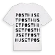Posthuset ordlek t-shirt