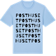 Blue Soul t-shirt med Posthuset ordlek t-shirt