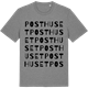 Mid Heather Gray t-shirt med Posthuset ordlek t-shirt