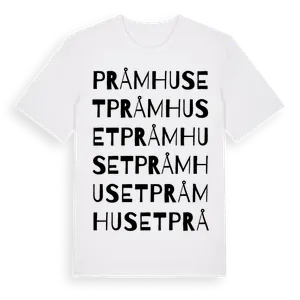 Pråmhuset ordlek t-shirt – ekologisk bomull t-shirt från Pinshirt