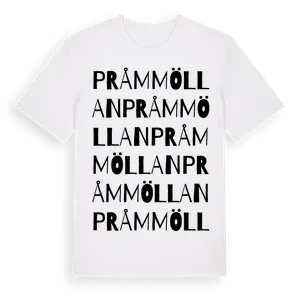 Pråmmöllan ordlek t-shirt – ekologisk bomull t-shirt från Pinshirt