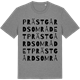 Mid Heather Gray t-shirt med Prästgårdsområdet ordlek t-shirt