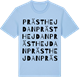Blue Soul t-shirt med Prästhejdan ordlek t-shirt