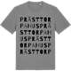 Mid Heather Gray t-shirt med Prästtorpahus ordlek t-shirt