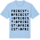 Blue Soul t-shirt med Pregestad ordlek t-shirt