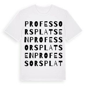 Professorsplatsen ordlek t-shirt – ekologisk bomull t-shirt från Pinshirt