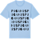 Blue Soul t-shirt med Pugahus ordlek t-shirt