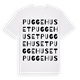 Puggehuset ordlek t-shirt