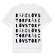 Råbelövstorp ordlek t-shirt