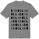 Mid Heather Gray t-shirt med Råbockamöllan ordlek t-shirt