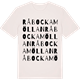 Vintage White t-shirt med Råbockamöllan ordlek t-shirt